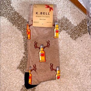 K. Bell men’s crew socks for holidays